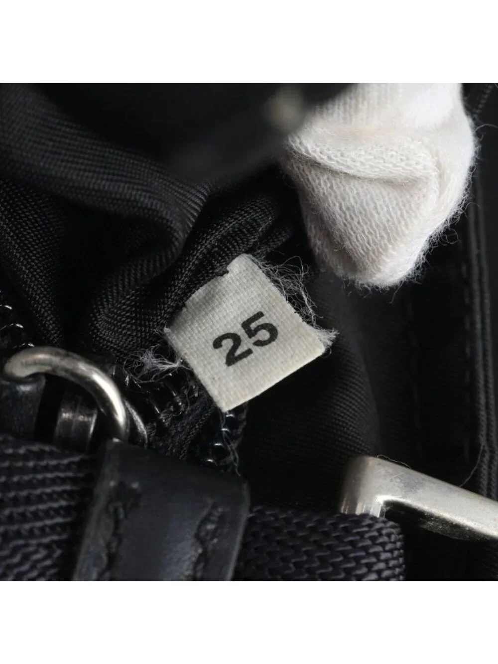 Prada Tessuto Nylon Triangle Logo Shoulder Bag Crossbody Messenger Black